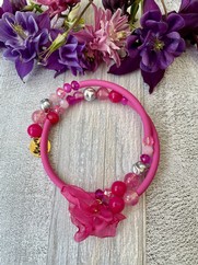 BRACCIALE SERPENTELLO PVC FUCSIA