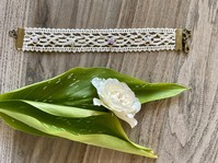 BRACCIALE MACRAME' PERLINE LILLA
