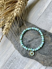 BRACCIALE ELASTICO TARGHETTA CUORE