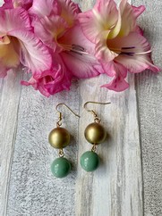 ORECCHINI CON DOPPIA BOULE ORO TIFFANY
