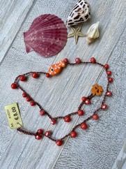 BRACCIALE UNCI PESCIOLINO POIS ARANCIONE