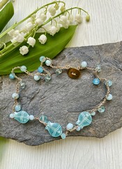 BRACCIALE GIROGOLA UNCI PESCIOLINO AZZURRO