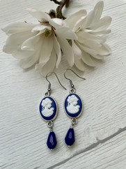 ORECCHINI CAMMEO BLUETTE
