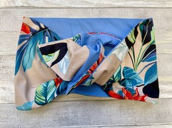 FASCIA ESTIVA IBISCUS ROSSO AZZURRO