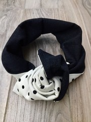 FASCIA INVERNALE JEANS E POIS