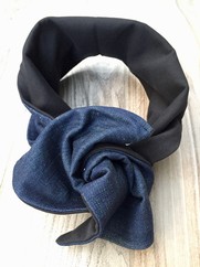 FASCIA INVERNALE JEANS E NERO