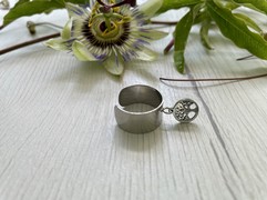 ANELLO IN ACCIAIO ALBERO DELLA VITA 
