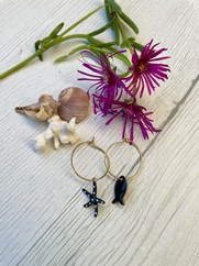 ORECCHINI CREOLA MARE NERO