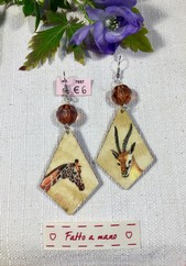ORECCHINI GIRAFFA  COD 7675