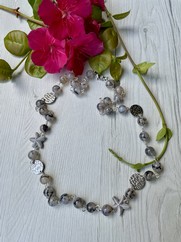 COLLANA STELLE MARINE GRIGIE