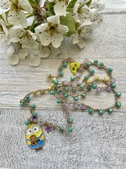 COLLANA UNCINETTO CHARMS MINIONS