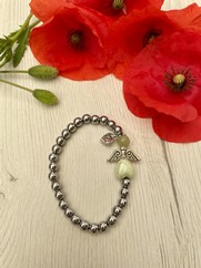 BRACCIALE ANGELO DEL CUORE VERDE MENTA