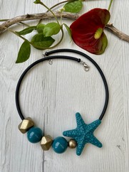 GIROCOLLO PVC E STELLA MARINA RESINA OTTANIO ORO
