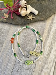 GIROCOLLO PESCE CERAMICA POIS VERDE