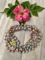 COLLANA UNCINETTO COLORI PASTELLO MAT SFUMATI