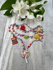COLLANA UNCINETTO LECCA LECCA VIOLA