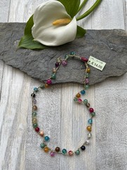 COLLANA UNCINETTO CORTA PIETRA DURA