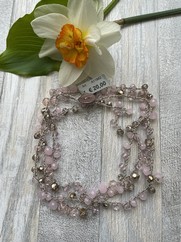 COLLANA UNCINETTO ROSA