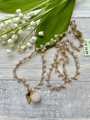 COLLANA UNCINETTO GEMMA PIETRA DURA CIPRIA