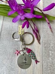 PORTACHIAVI IL MARE DENTRO FUCSIA