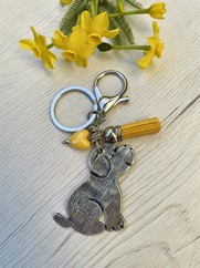 PORTACHIAVI CAGNOLINO GIALLO