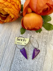 CREOLE CUORE SMALTATO VIOLA