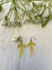 ORECCHINI FIOCCO GIALLO
