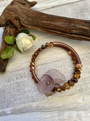 BRACCIALE SERPENTELLO PVC BRONZO