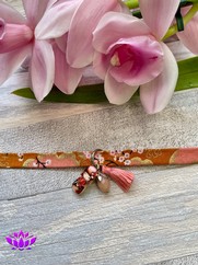 BRACCIALE COTONE GIAPPONESE CILIEGI CARAMELLO