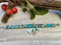 BRACCIALE COTONE GIAPPONESE CILIEGI AZZURRI