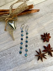 ORECCHINI CASCATA CRISTALLO OTTANIO