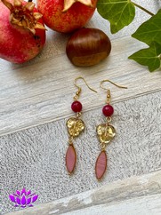 ORECCHINI PANSE' DORATA