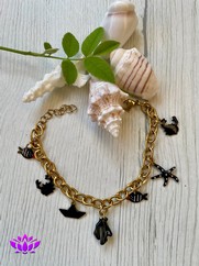 BRACCIALE CHARMS MARE NERO