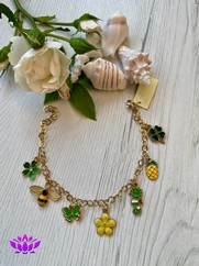 BRACCIALE CHARMS GIALLO VERDE