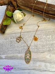 CIONDOLO ORSETTO MENTA BEIGE