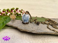 CIONDOLO ORTENSIA AZZURRA