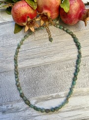 GIROCOLLO CON PEPITE AMAZZONITE