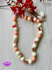 COLLANA IN RESINA PANNA MULTICOLOR