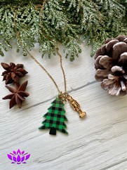 CIONDOLO ALBERO SCOZZESE VERDE