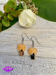 ORECCHINI ELEFANTINO CARAMELLO