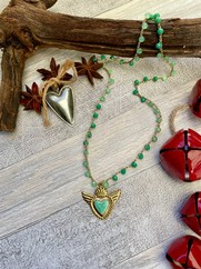 COLLANA CORTA UNCINETTO CUORE SACRO TIFFANY