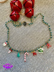 GIROCOLLO UNCINETTO NATALE JEANS