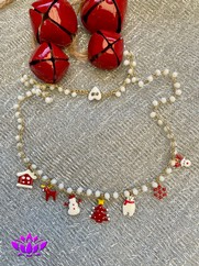 GIROCOLLO UNCINETTO NATALE BIANCO