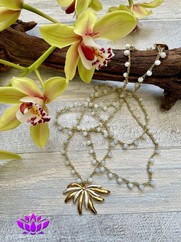 COLLANA UNCINETTO DALIA BIANCA