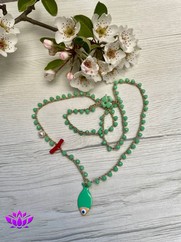 COLLANA UNCINETTO PESCIOLINO PICCOLO ACQUAMARINA