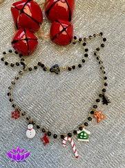 GIROCOLLO UNCINETTO NATALE NERO