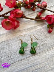 ORECCHINI PERE VERDI