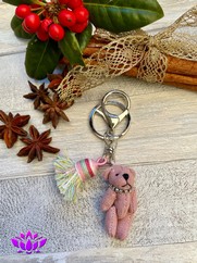 PORTACHIAVI ORSETTO ROSA