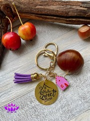 PORTACHIAVI CASETTA FUCSIA