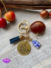 PORTACHIAVI CASETTA BLU